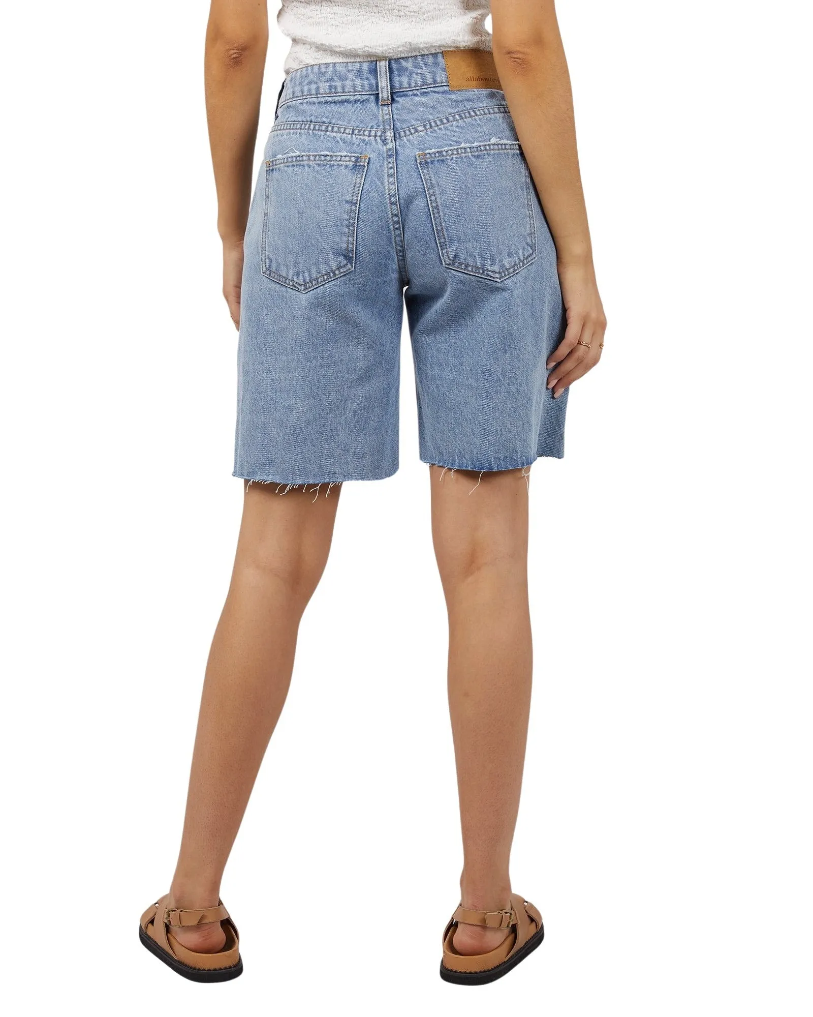 All About Eve - Lexie Denim Jort - Light Blue