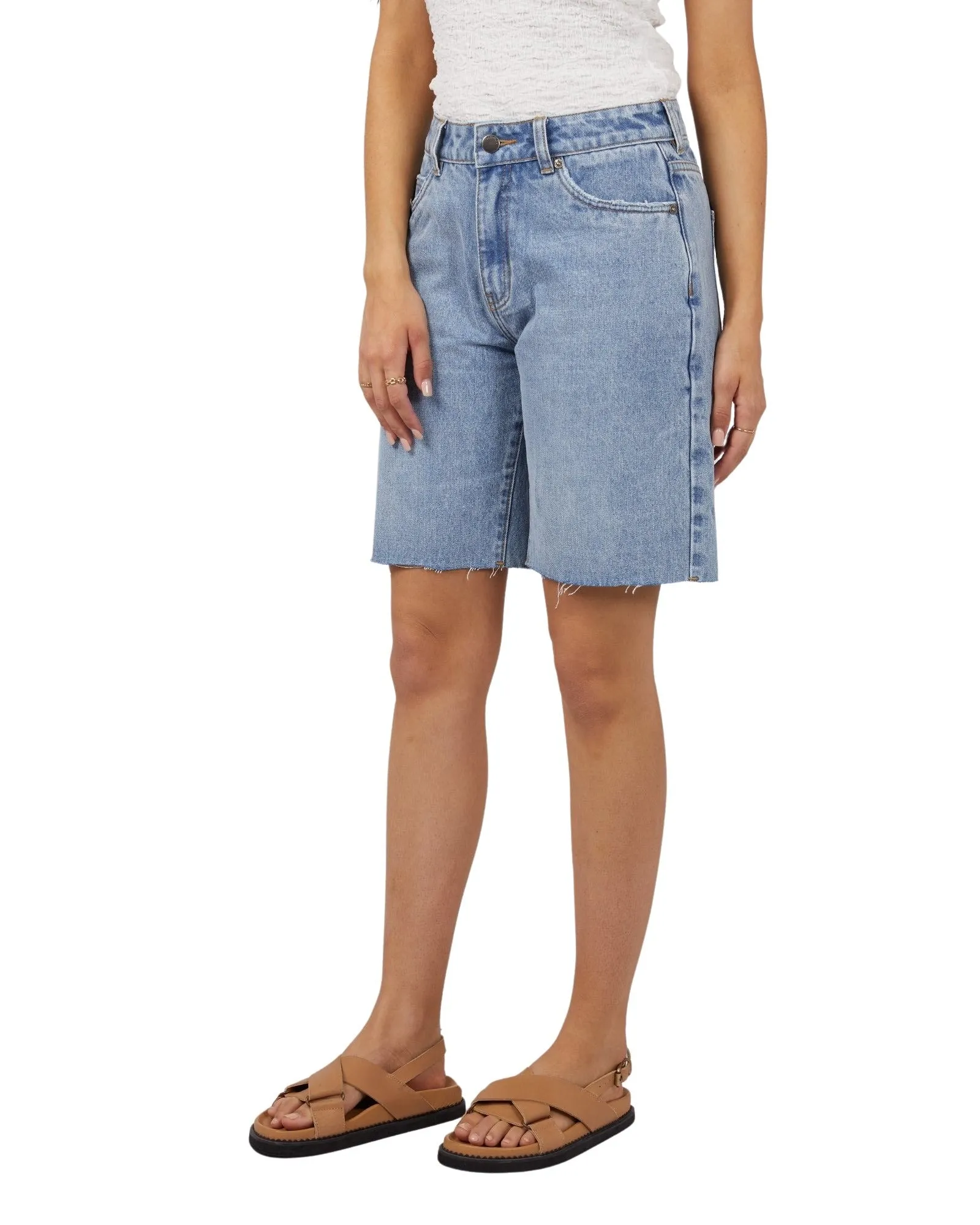All About Eve - Lexie Denim Jort - Light Blue