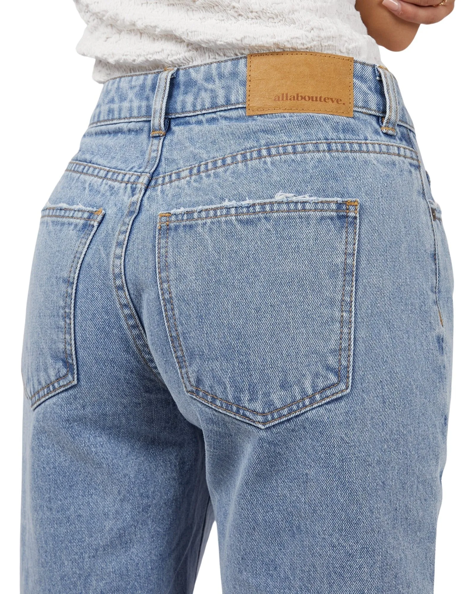All About Eve - Lexie Denim Jort - Light Blue