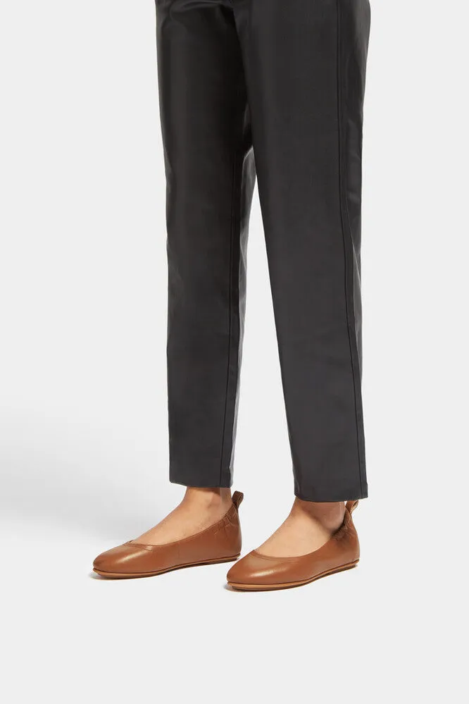 Allegro Soft Leather Ballet Flats in Light Tan