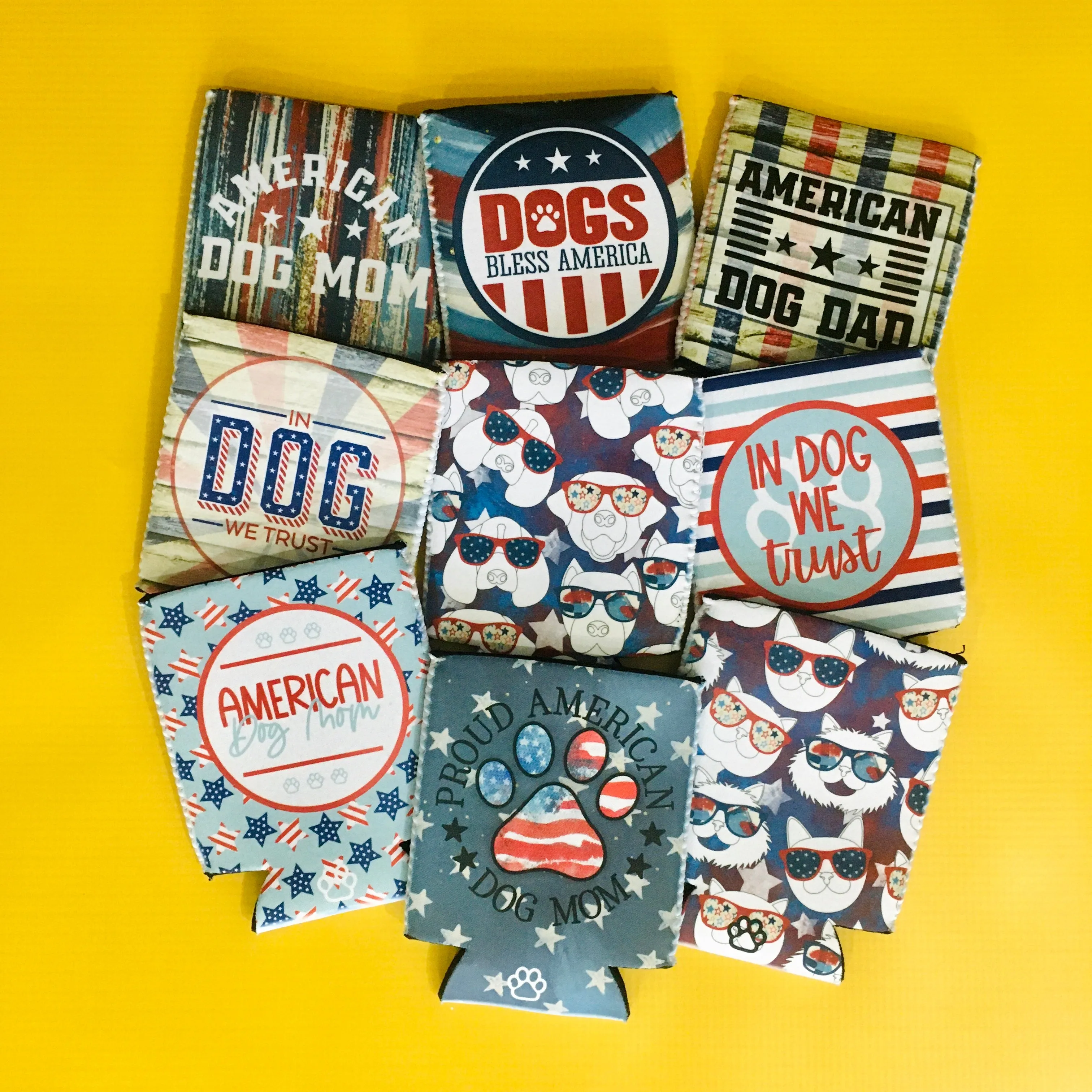American Dog Dad Can Cooler