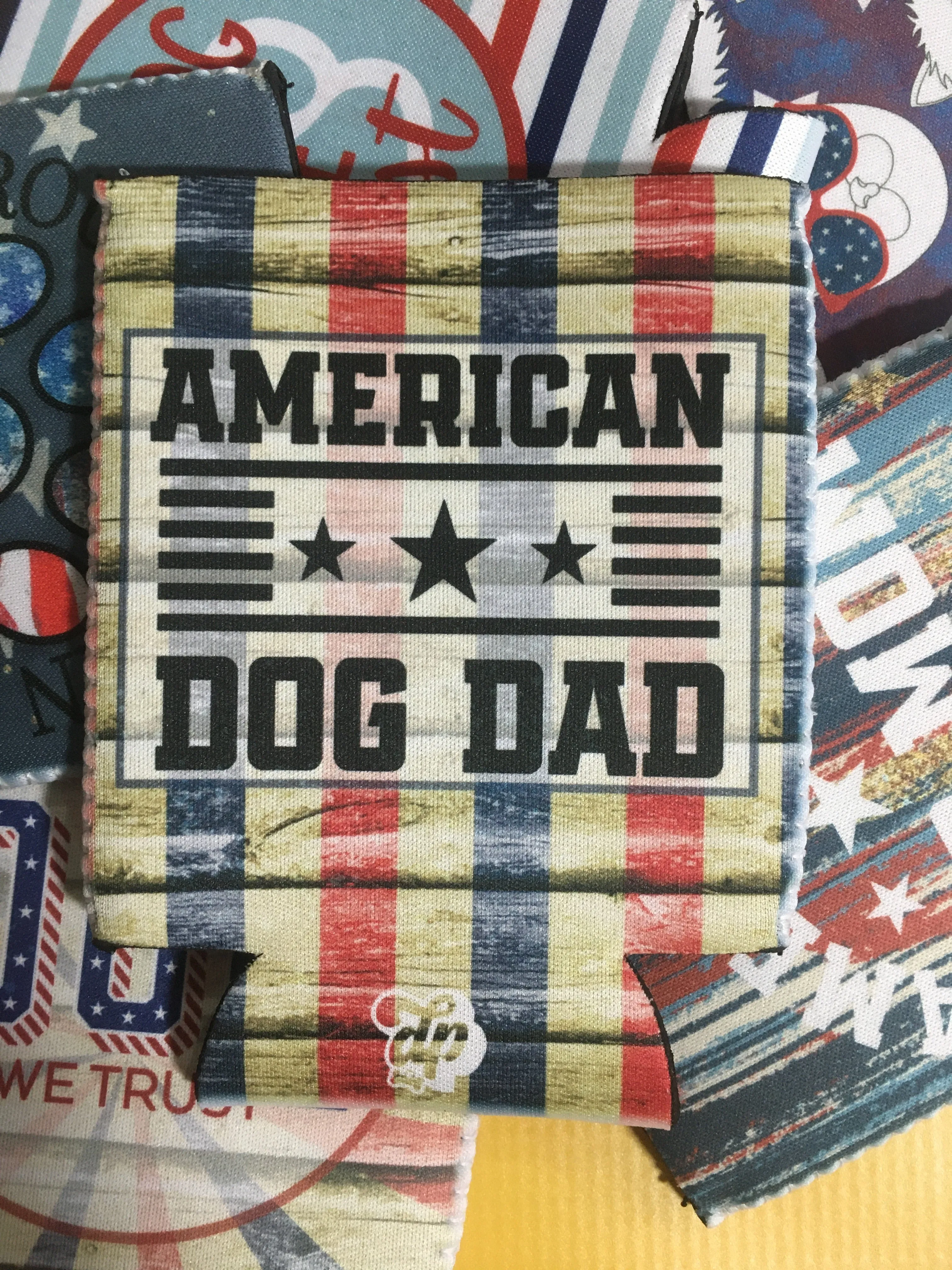 American Dog Dad Can Cooler