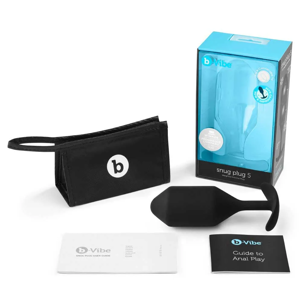 b-Vibe Snug Plug Silicone Weighted Butt Plug