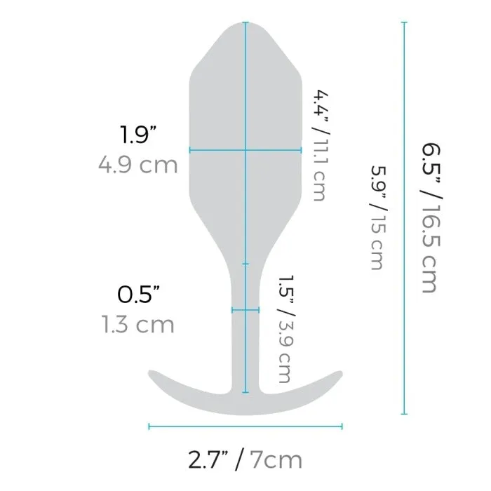 B-Vibe Snug Plug Vibrant 16.5 Cm