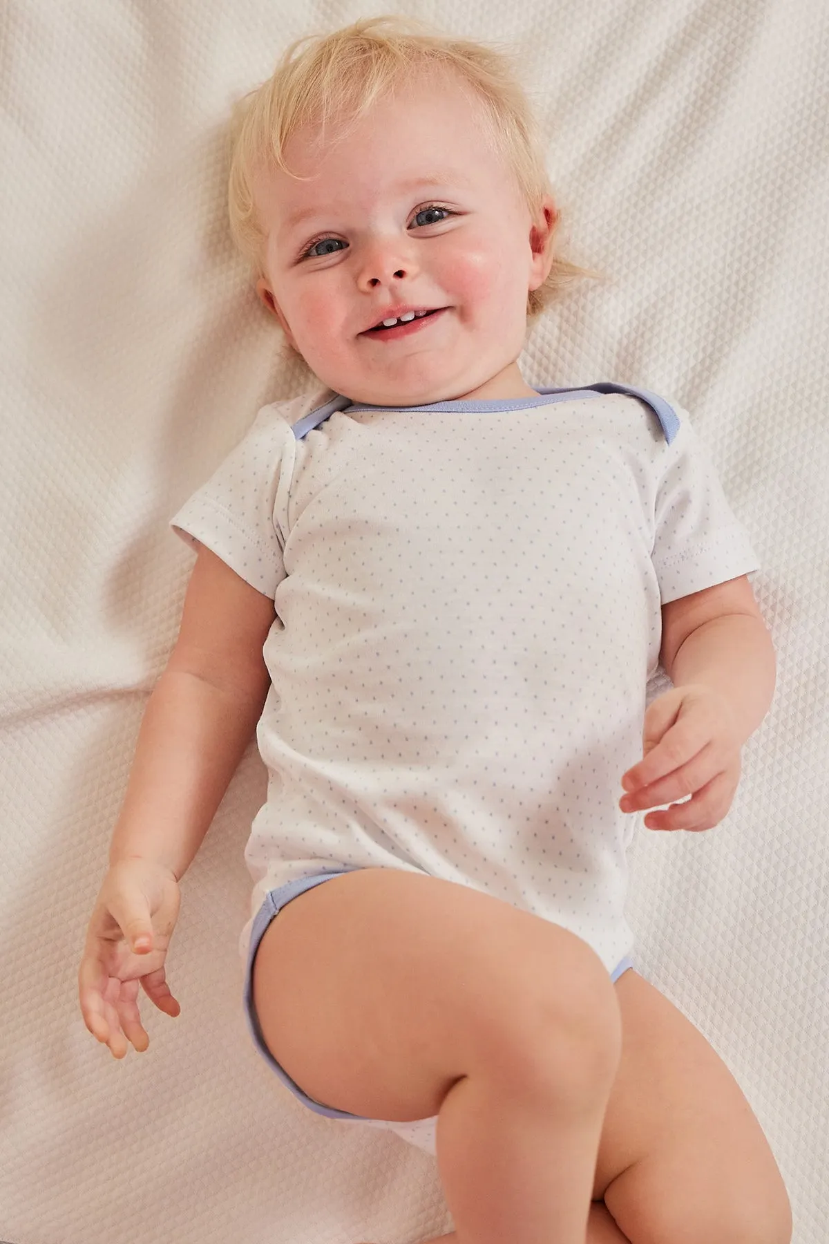 Baby Bodysuit Bundle in French Blue