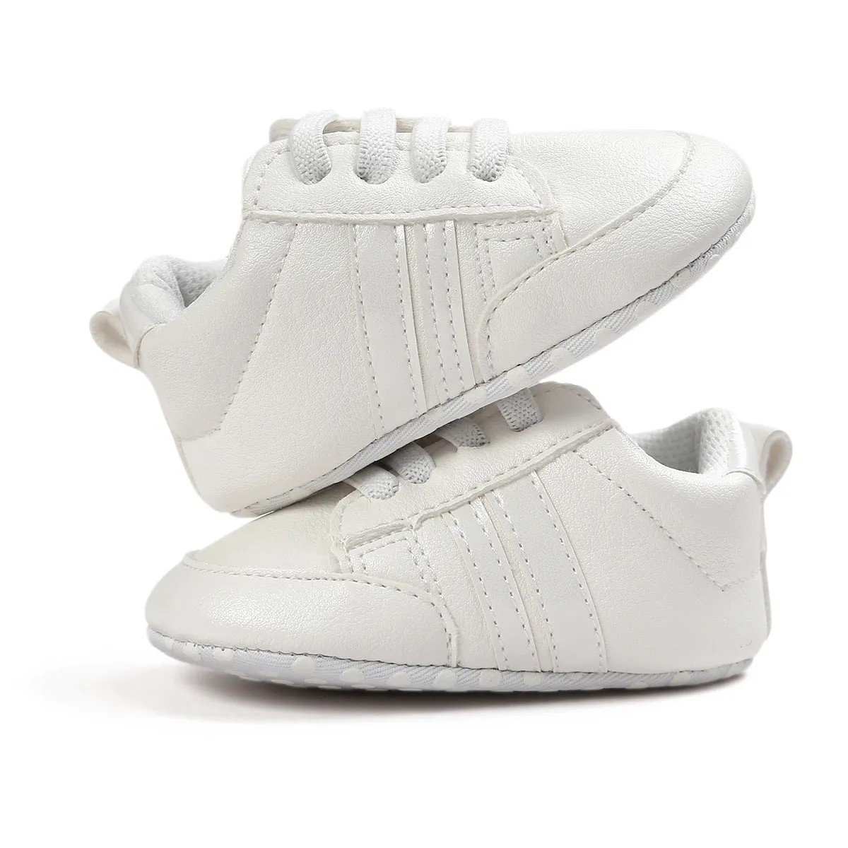 Baby Boy & Girl Moccasins Shoes – Non-slip PU Leather First Walkers for Infants