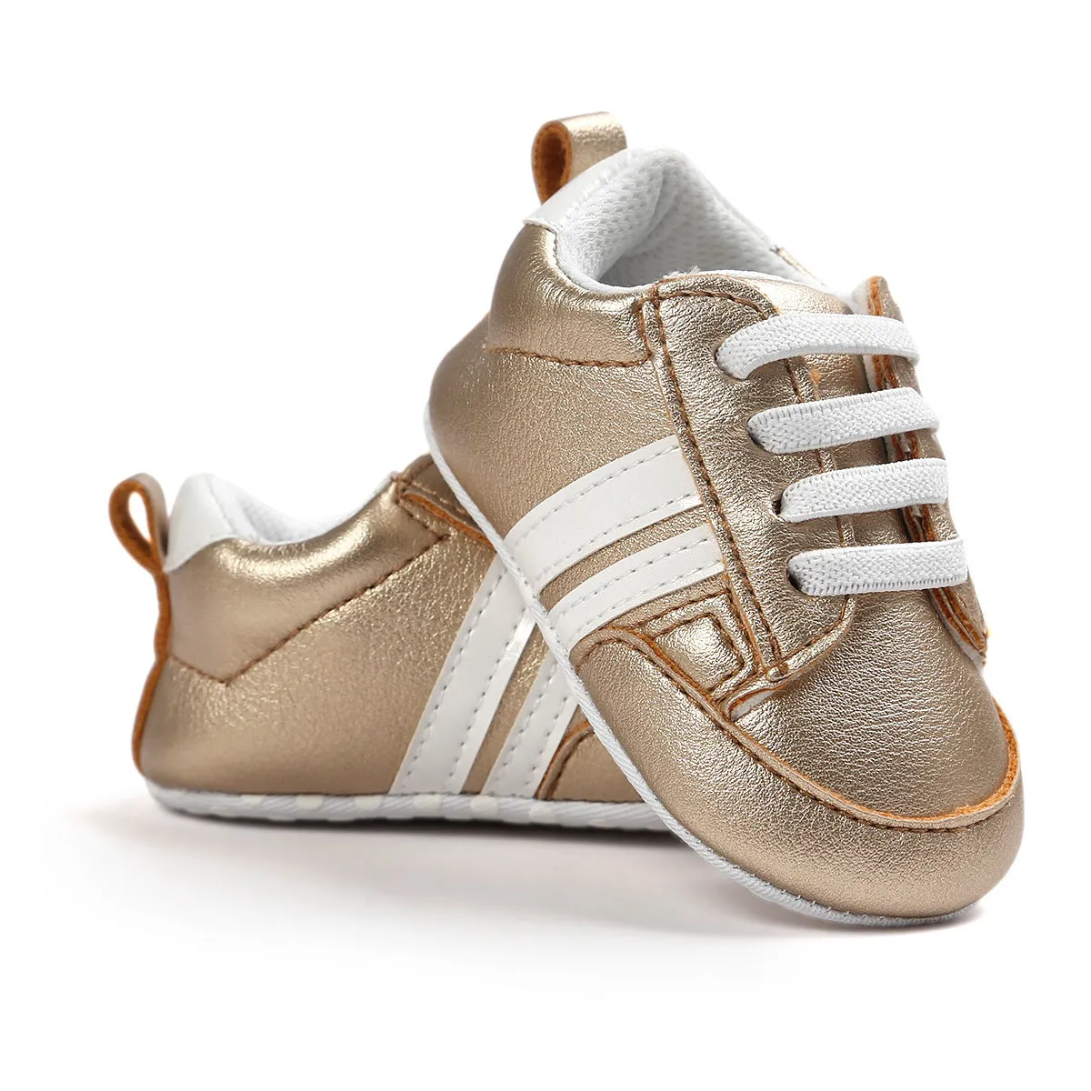 Baby Boy & Girl Moccasins Shoes – Non-slip PU Leather First Walkers for Infants