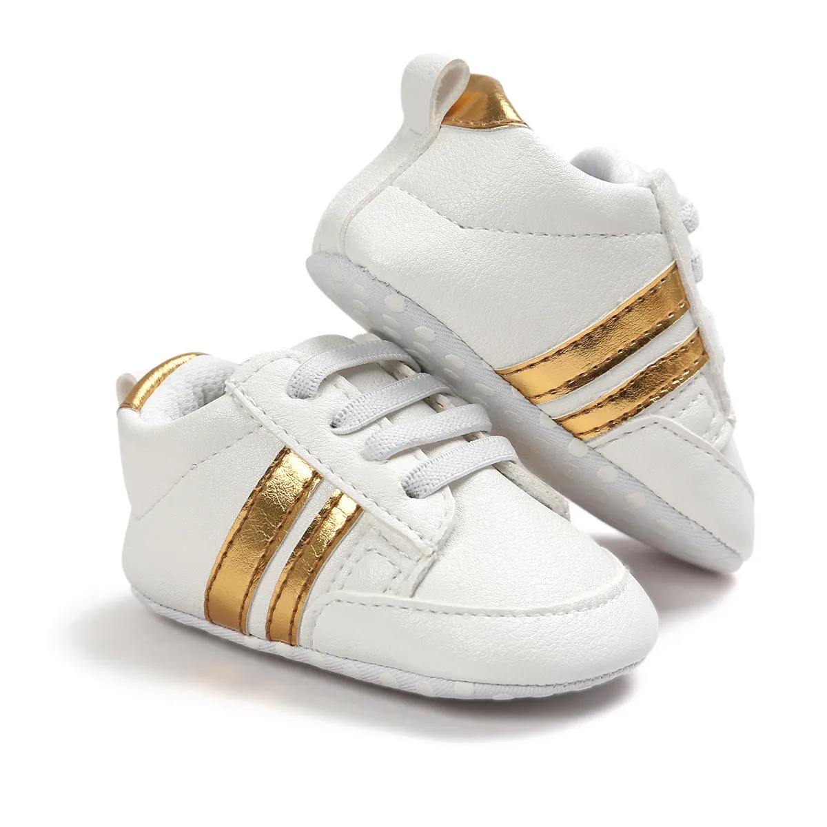 Baby Boy & Girl Moccasins Shoes – Non-slip PU Leather First Walkers for Infants