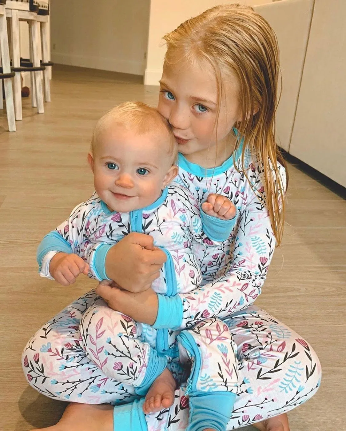 Baby Girl Wildflower Sleepsuit