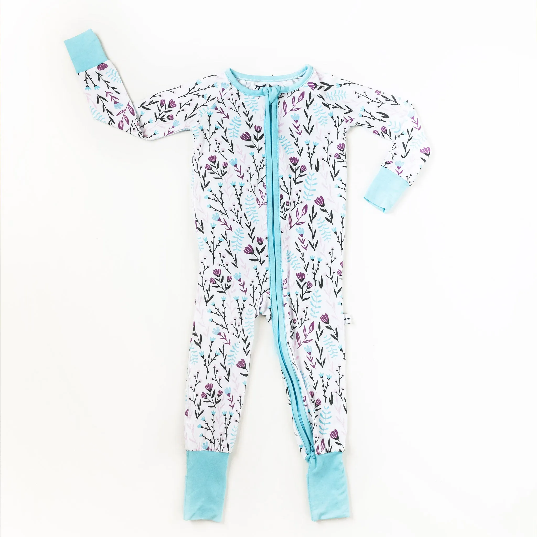 Baby Girl Wildflower Sleepsuit