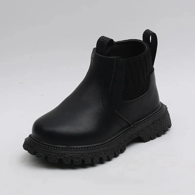 Baby Kids Short Boots Super Warm Girls Boys Shoes PU Leather Children Boots Fashion Toddler Boots Kids Snow Shoes