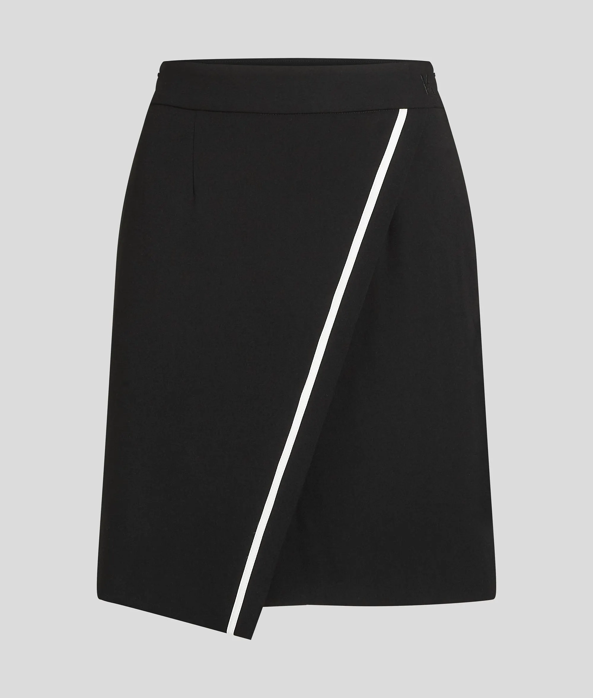 B&W WRAP SKIRT