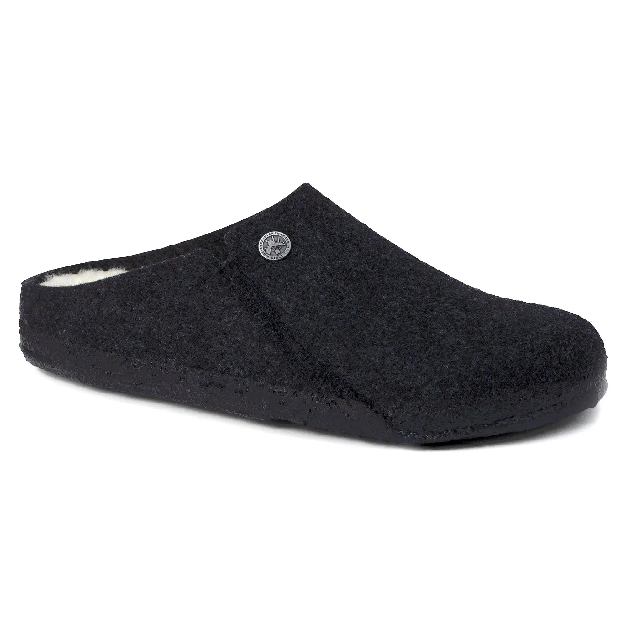 Birkenstock Zermatt Wool Felt Shearling Anthracite & Light Grey