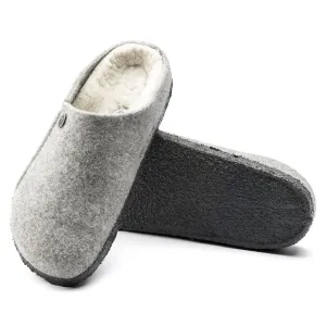Birkenstock Zermatt Wool Felt Shearling Anthracite & Light Grey