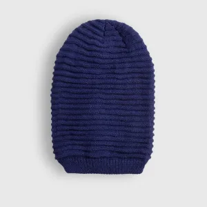 Blue Knit Beanie