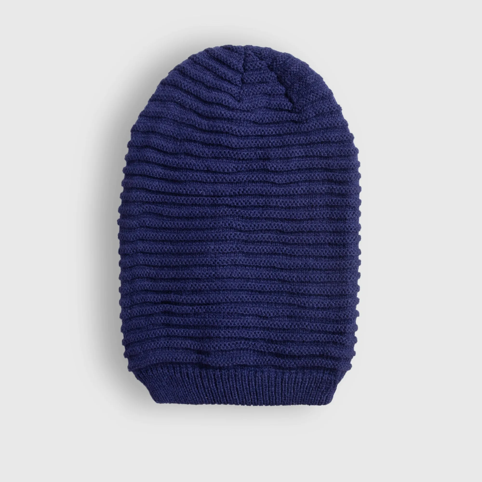 Blue Knit Beanie