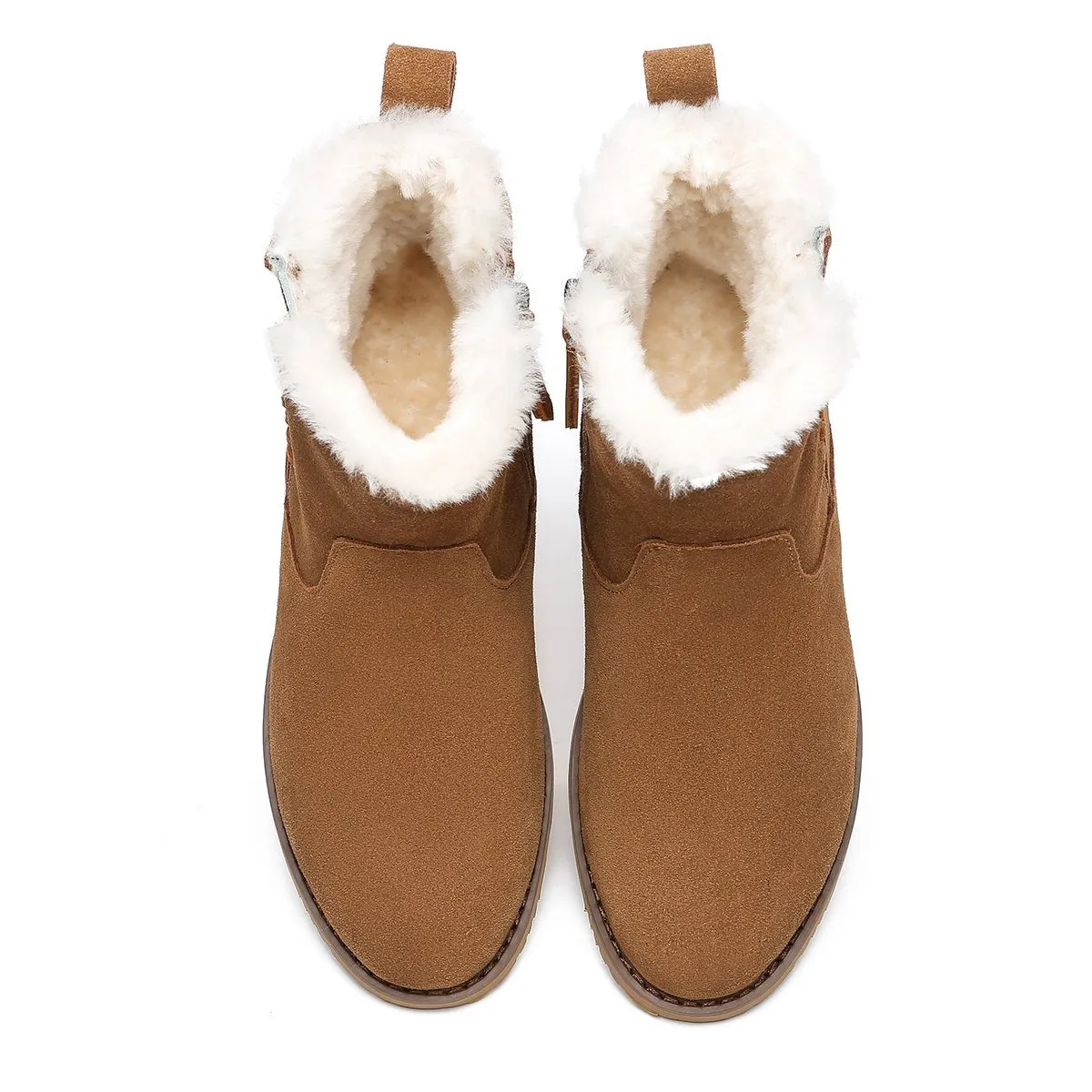 Caddy Women Inner Zipper Mini Boots