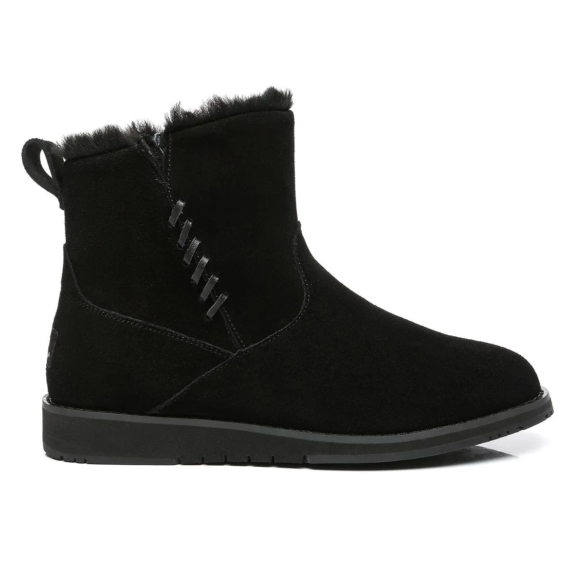 Caddy Women Inner Zipper Mini Boots