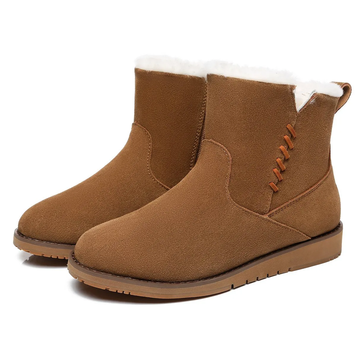 Caddy Women Inner Zipper Mini Boots