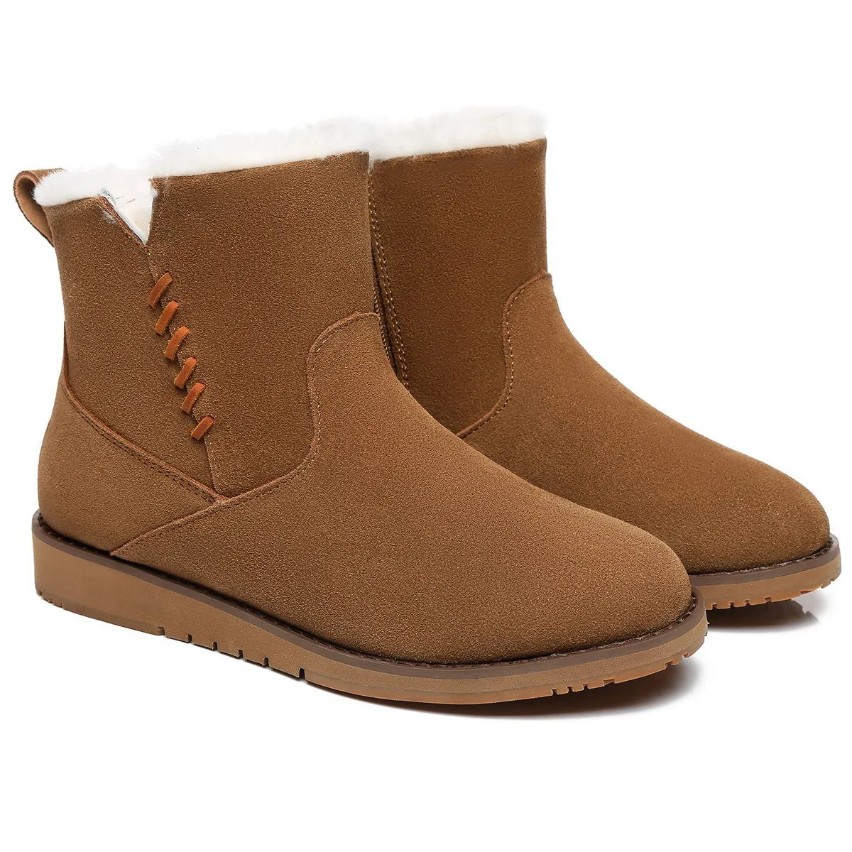 Caddy Women Inner Zipper Mini Boots