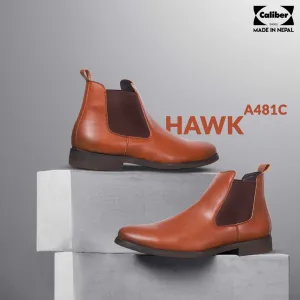 Caliber Shoes Coffee/R Chelsea Boots For Men ( A 481 C )