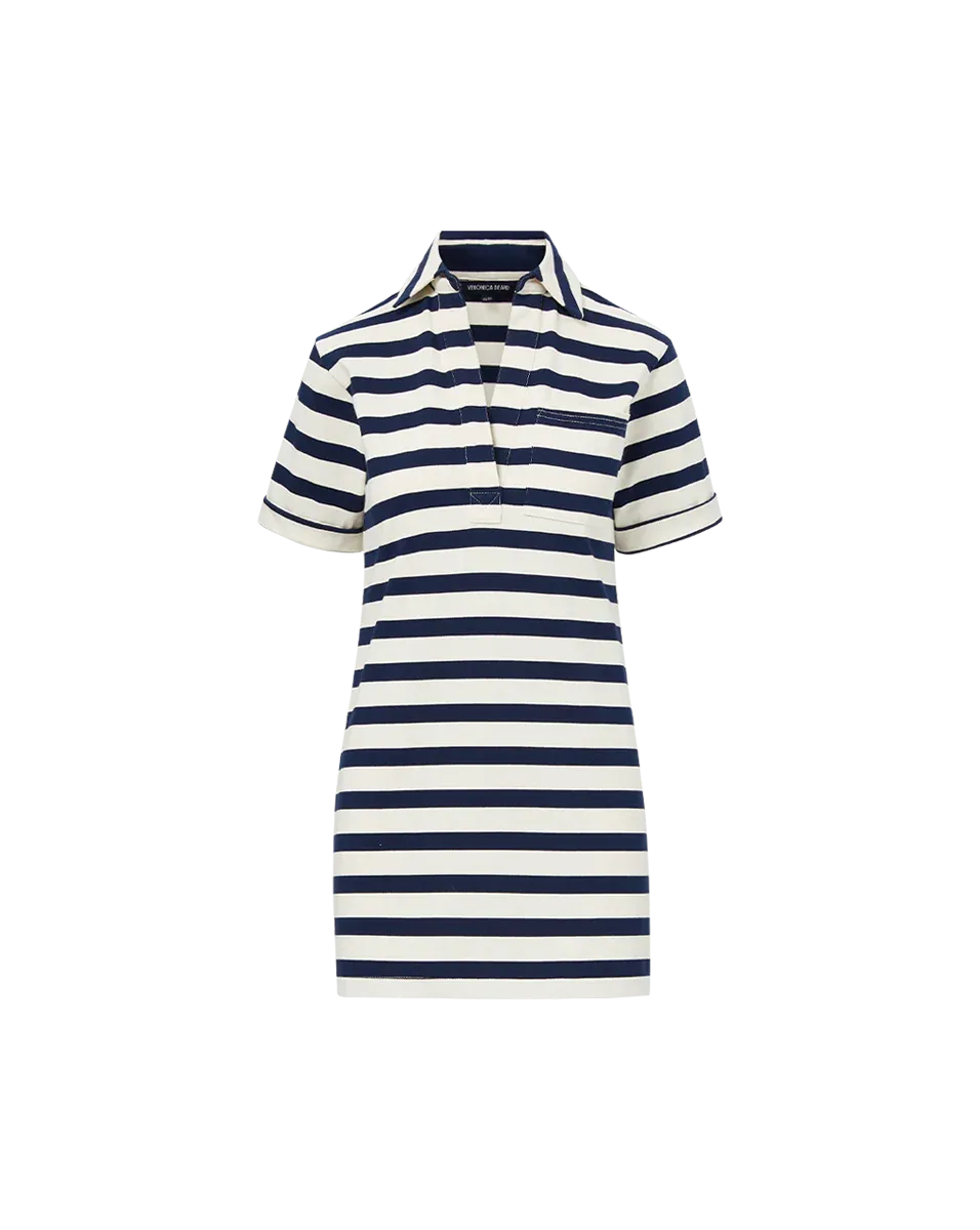 Cayden Dress (Navy/Dove)