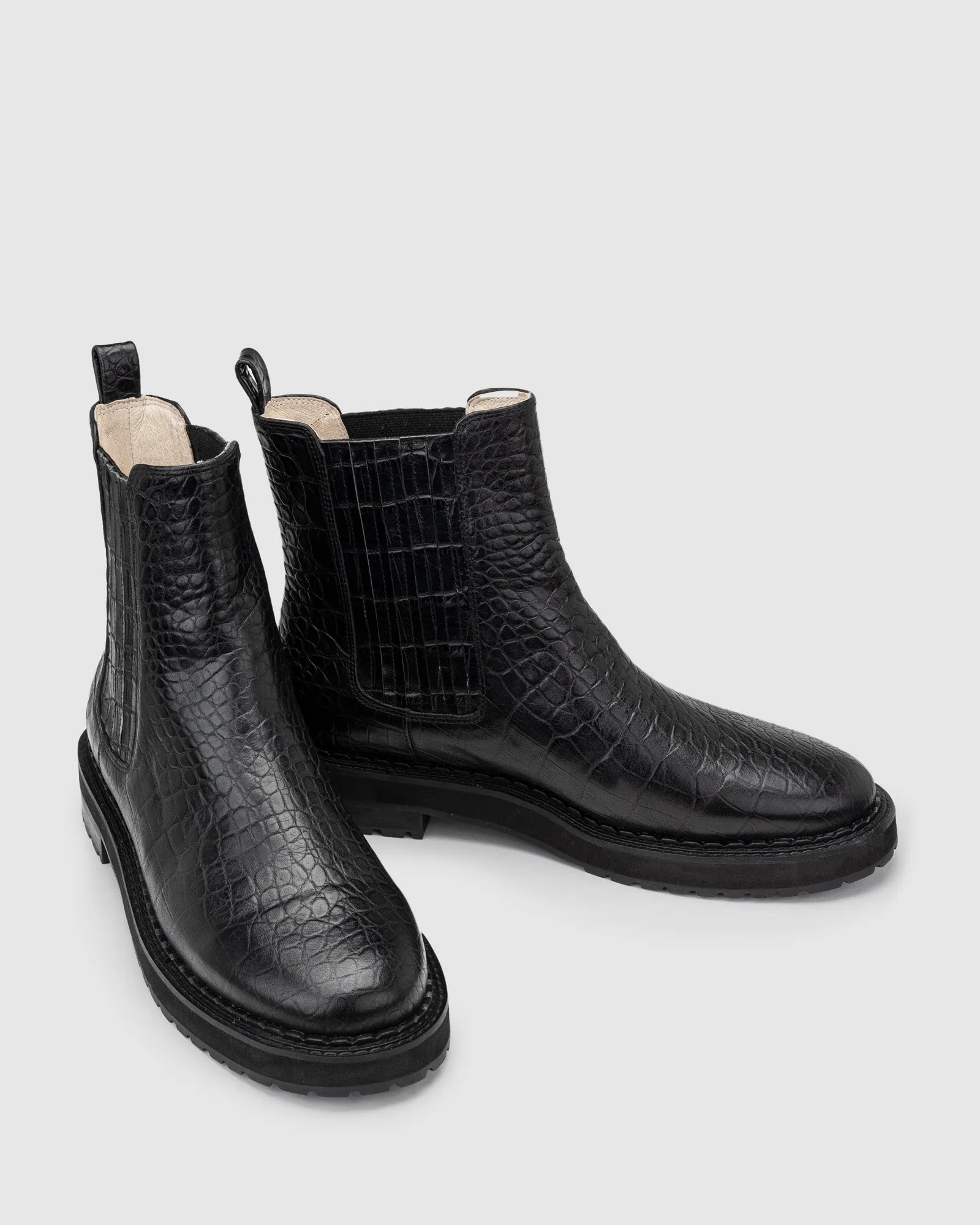 CHAOS & HARMONY CIRCUIT BOOT BLACK CROC