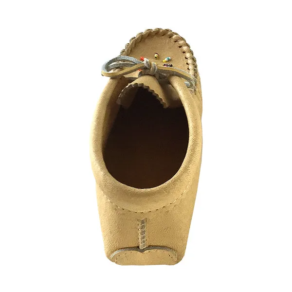 Children's Beaded Soft Soled Leather Moccasins