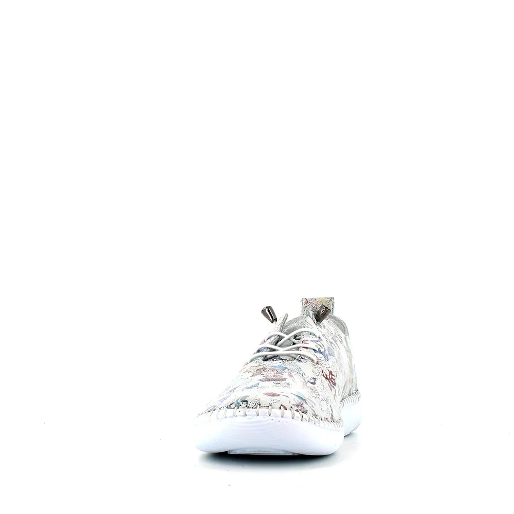 Cinders Edit Laced Summer Shoe Floral White