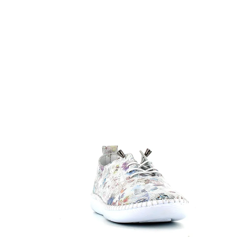 Cinders Edit Laced Summer Shoe Floral White