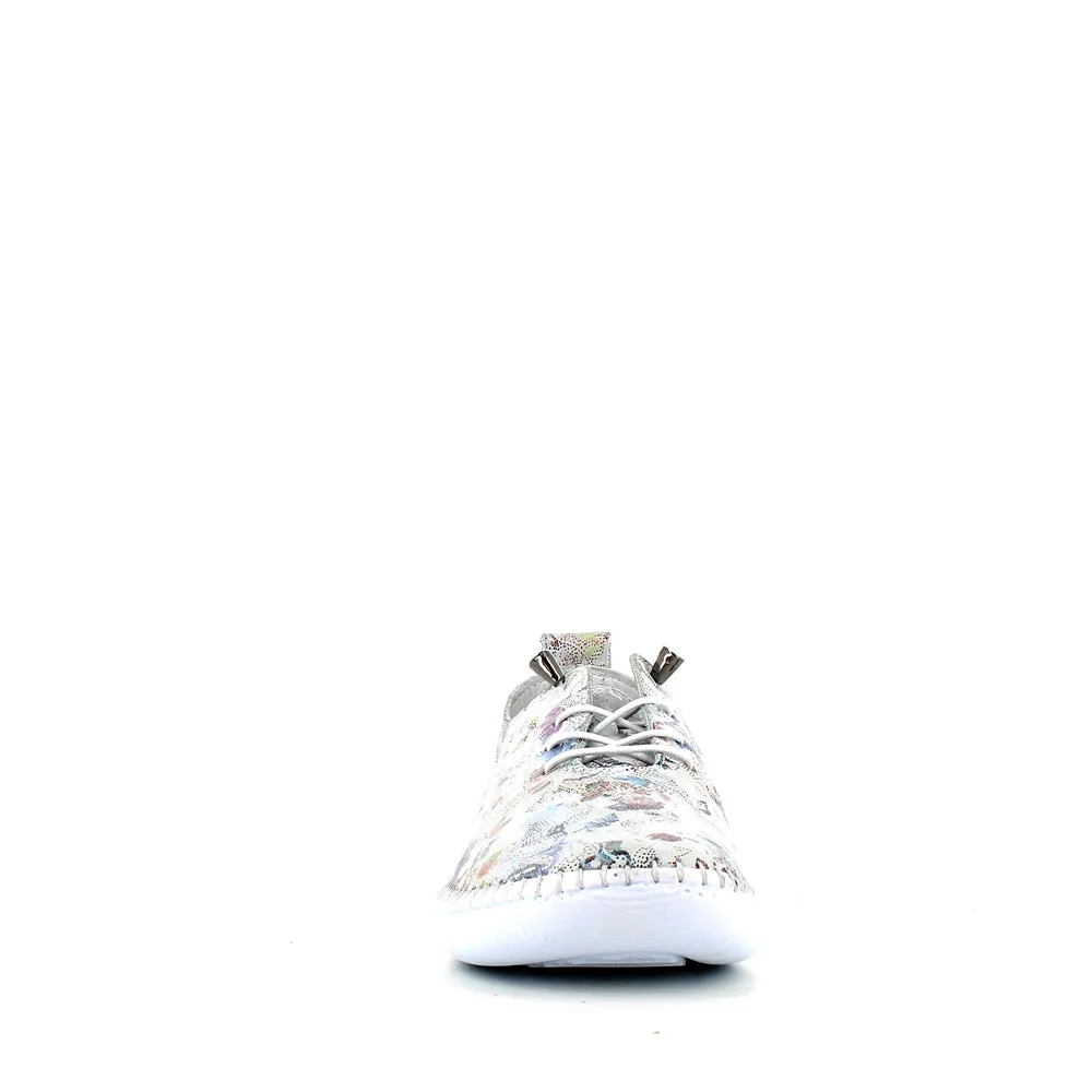 Cinders Edit Laced Summer Shoe Floral White