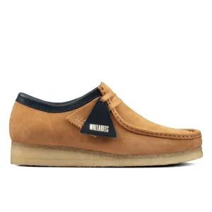 Clarks Mens Wallabee Boots Light Tan Nubuck