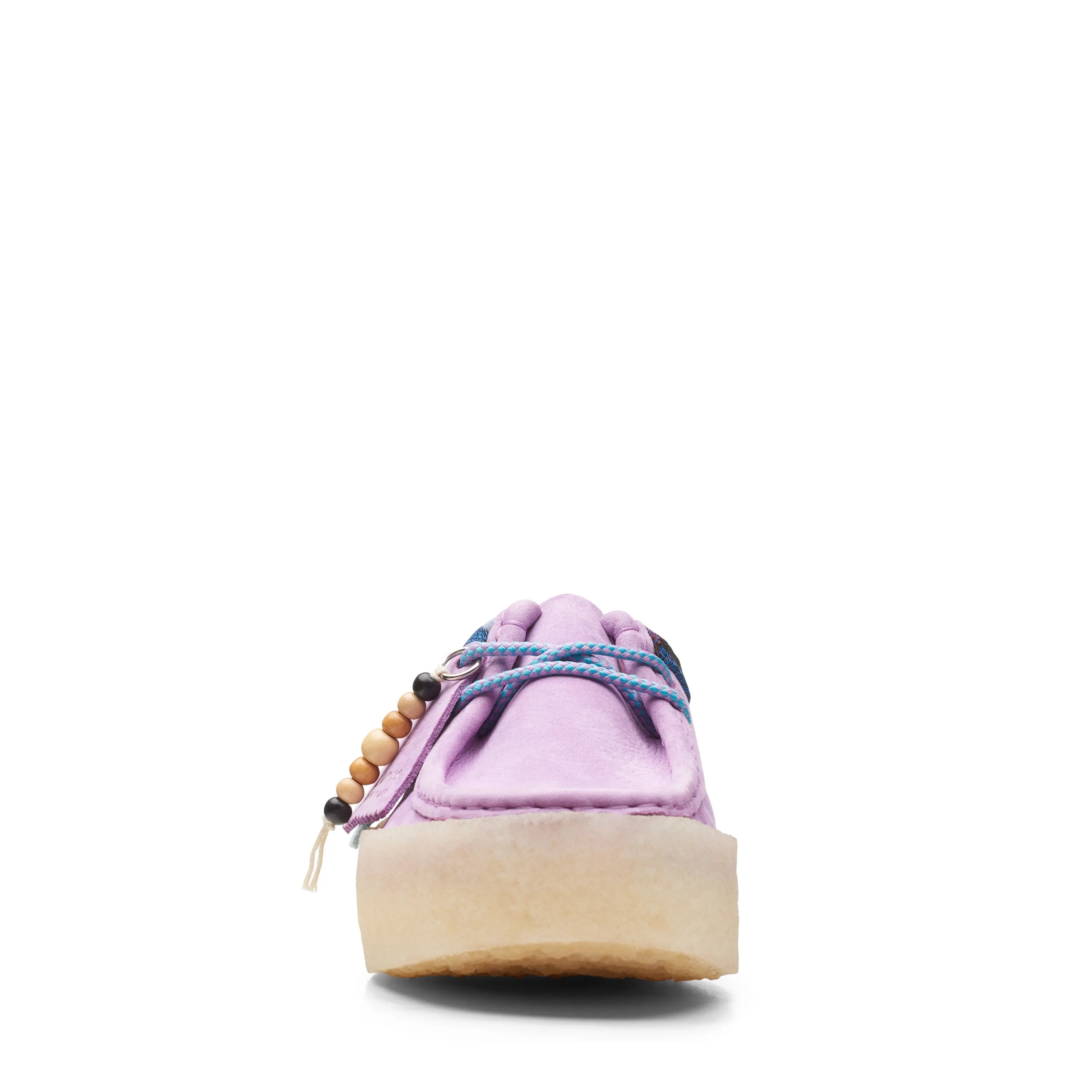 Clarks Women Wallabee Cup Shoes Light Purple