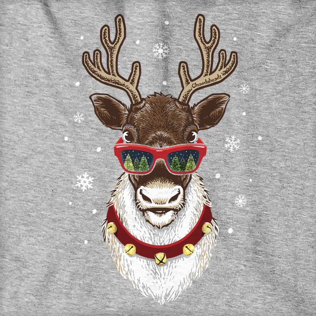 Cool Christmas Reindeer Hoodie