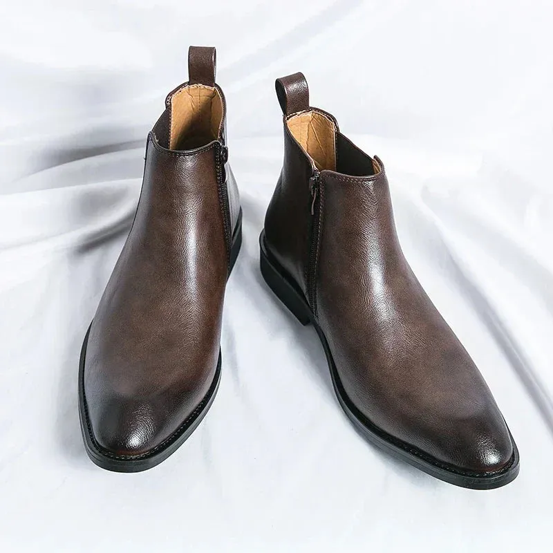 Daniel™ Leather Chelsea Boots with Zipper