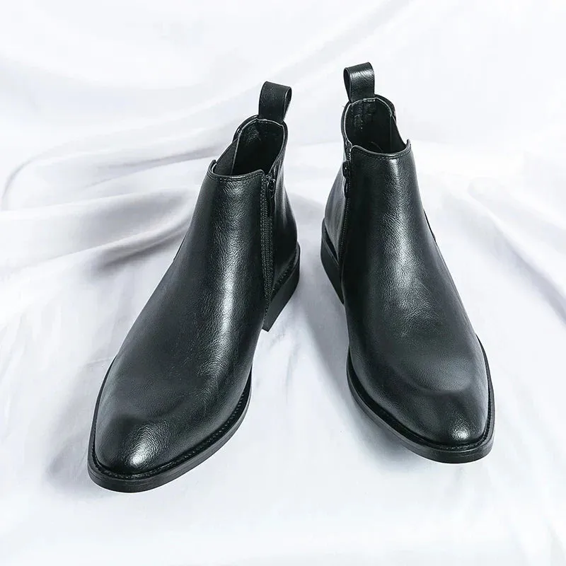 Daniel™ Leather Chelsea Boots with Zipper