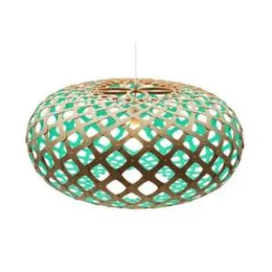David Trubridge Painted Kina Pendant Light