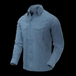 DEFENDER Mk2 Gentleman Shirt - Melange Blue