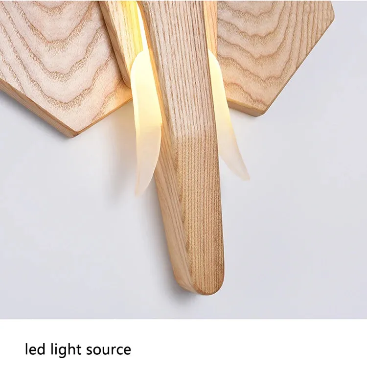 Elephant Lamps Ash Wood Wall Light Southeast Asia Bedroom Bedside Wall Lamp for Living Room Aisle Hallway Atmosphere Lustre