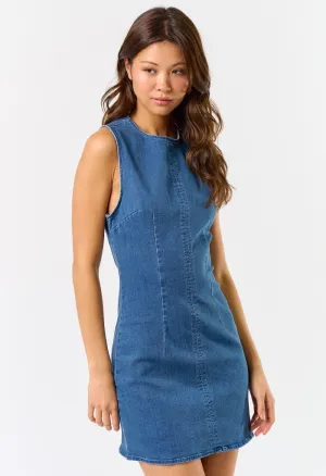 Ellie Mini Dress-Denim