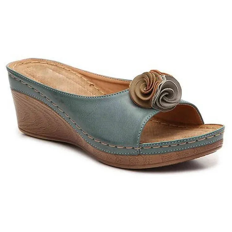 Elysia | Comfortable Leather Orthopedic Women's Sandals