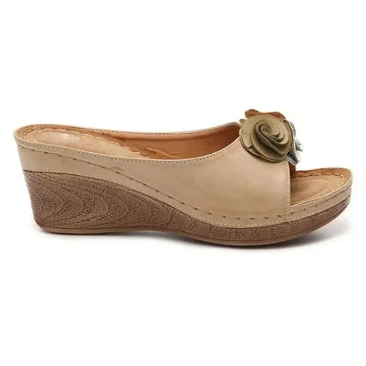 Elysia | Comfortable Leather Orthopedic Women's Sandals