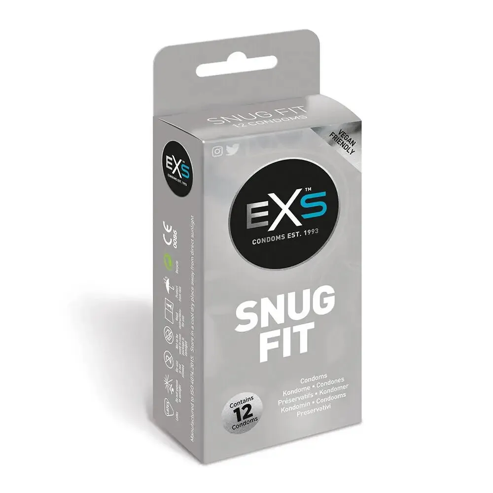Exs Snug Closer Fitting Condoms 12 Pack