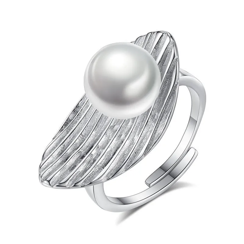 Feather-shaped Adjustable Ring