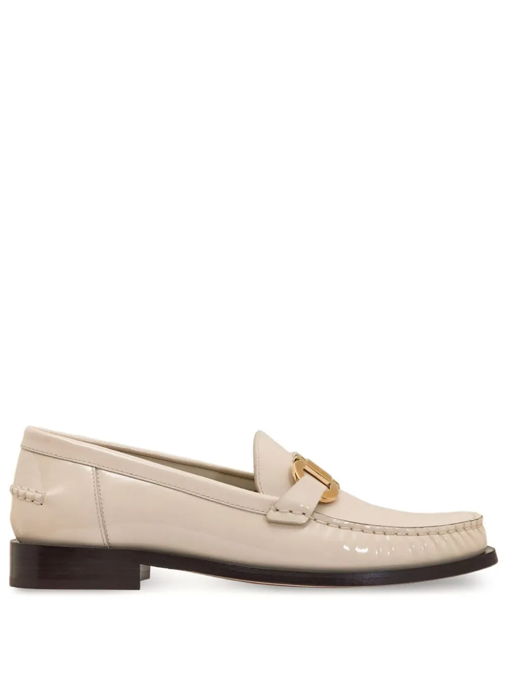 Ferragamo Flat White Shoes