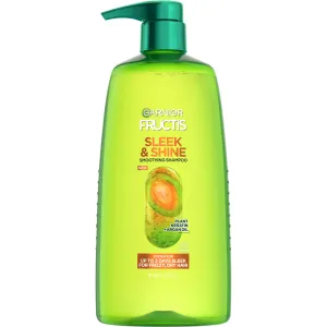 Garnier Fructis Sleek & Shine Smoothing Shampoo for Frizzy, Dry Hair, 33.8 fl oz