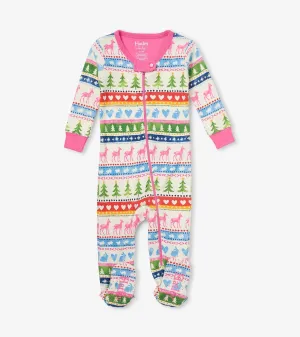 Hatley Fair Isle Footed Coverall