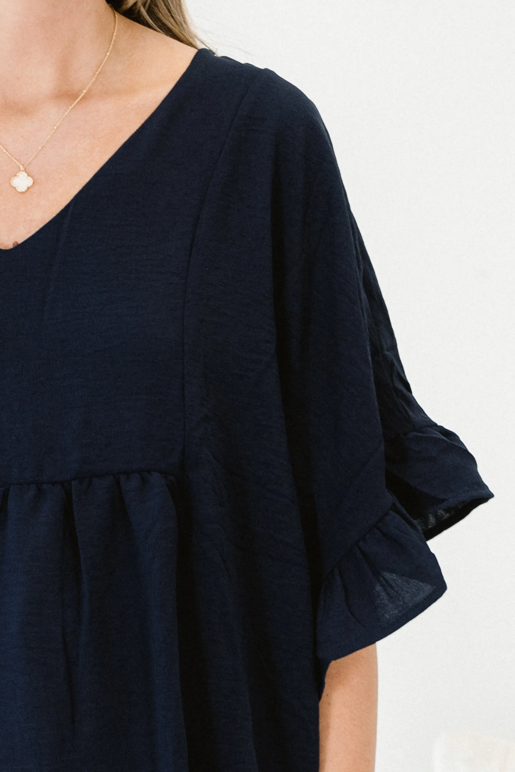 Holding Steady Top, Navy