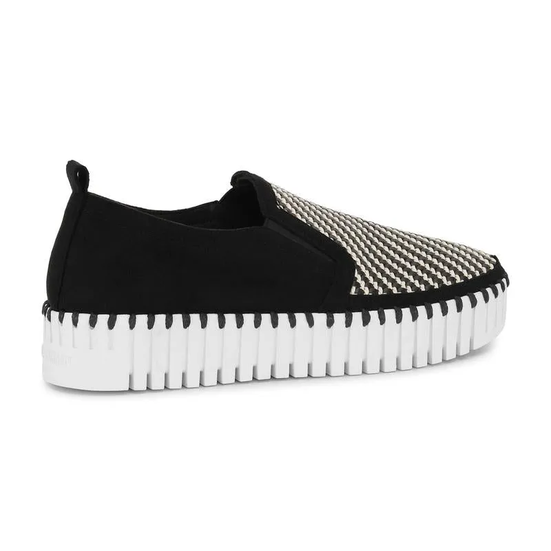 Ilse Jacobsen Tulip Slip On Platform - Black/White