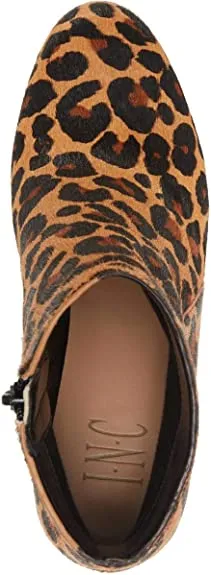 INC International Concepts Womens Dark Closed Toe Ankle, Multicolor, Size 6.0